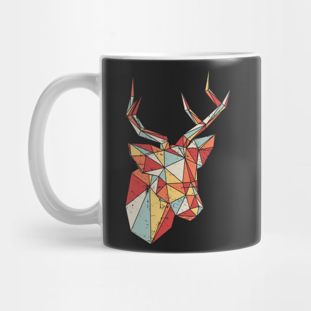 Retro Vintage Low Poly Deer by MeatMan